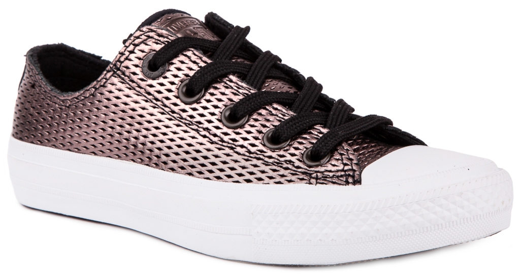Trampki damskie CONVERSE Chuck Taylor All Star II Perforated Metallic Leather