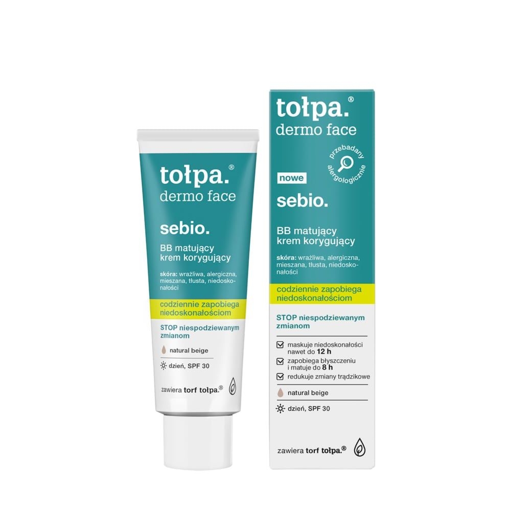 Tołpa. Sebio. BB matujący krem korygujący, 40 ml