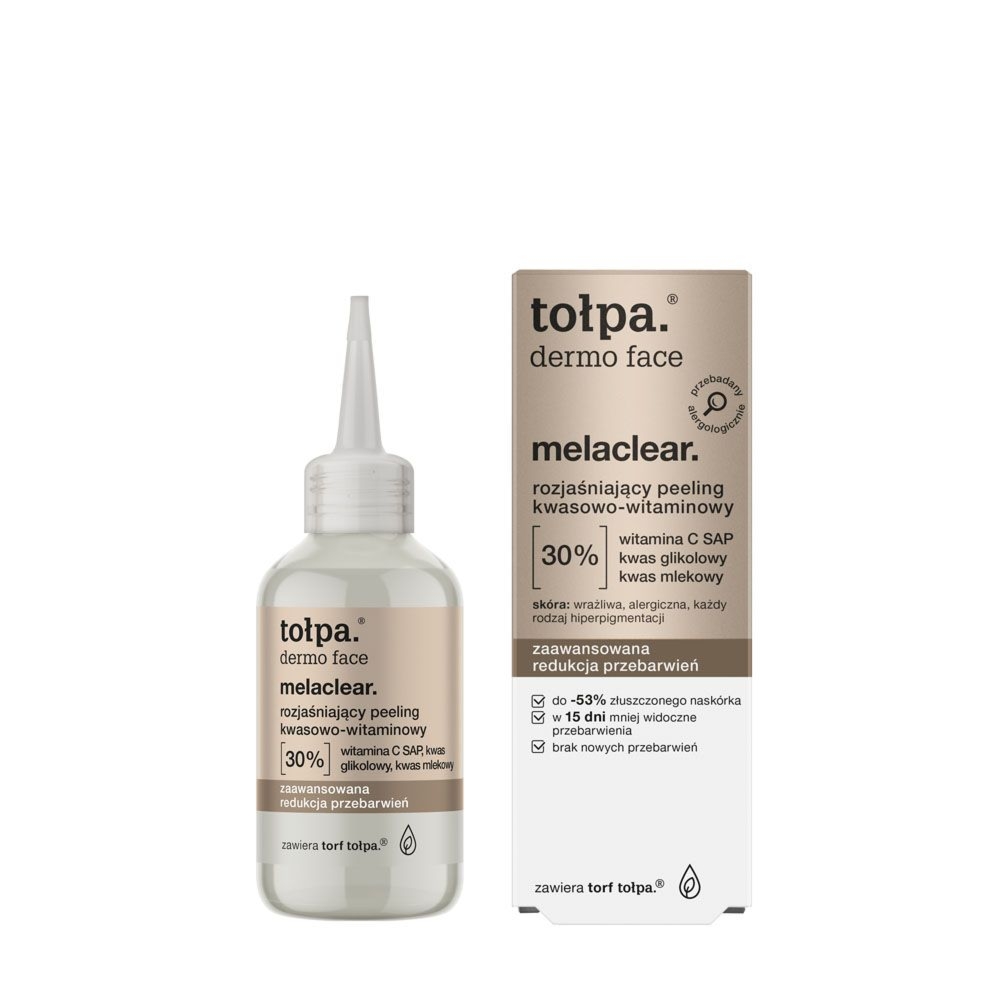 Tołpa. Melaclear. Rozjaśniający peeling kwasowo-witaminowy, 50 ml