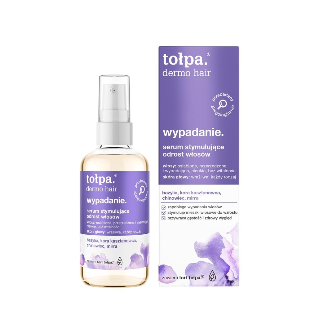 Tołpa. Wypadanie serum stymulujące odrost włosów, 100 ml. Najniższa cena (minione 30 dni): tha023