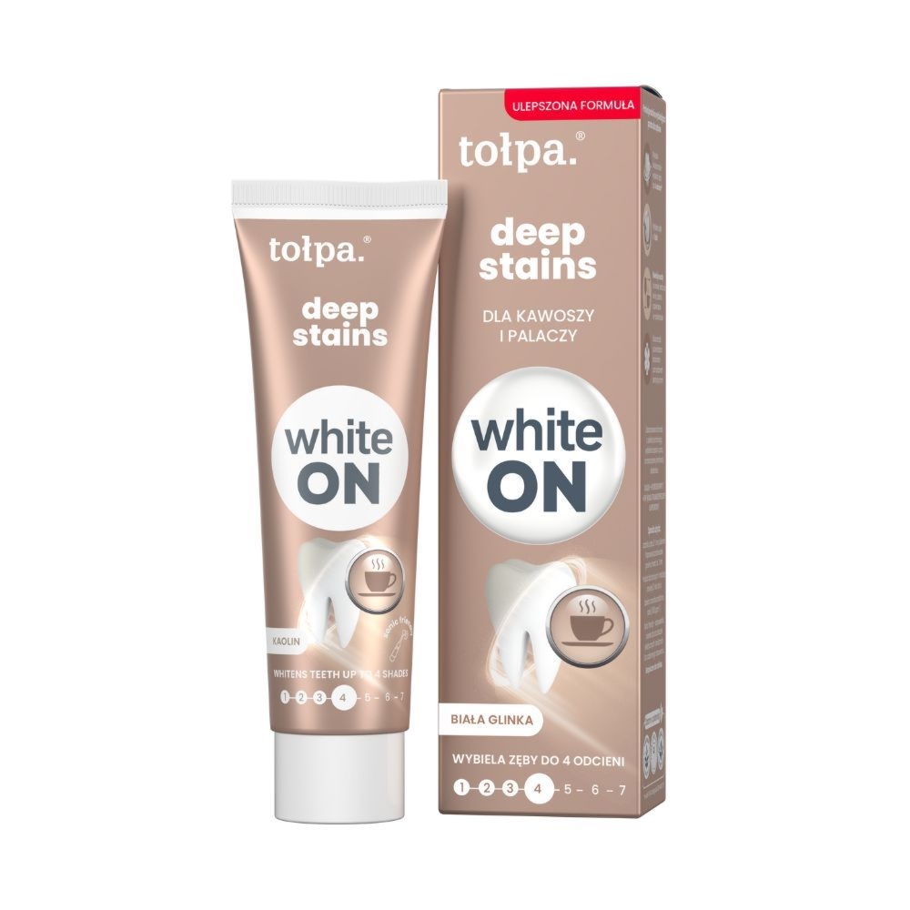 Tołpa. Deep stains pasta do zębów DEEP STAINS, 75 ml
