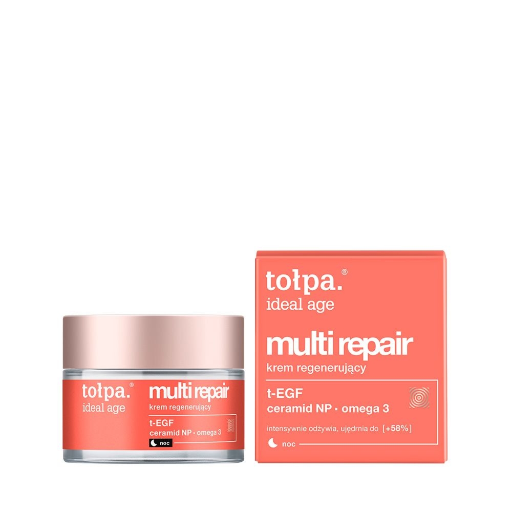 Tołpa. Ideal age multi repair krem regenerujący, NOC, 50 ml