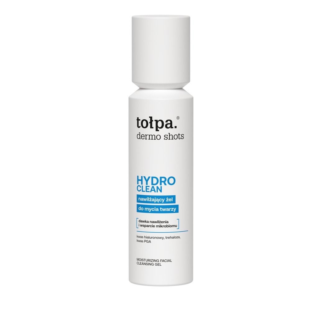 Tołpa. Dermo shots nawilżający żel do mycia twarzy HYDRO CLEAN, 120 ml