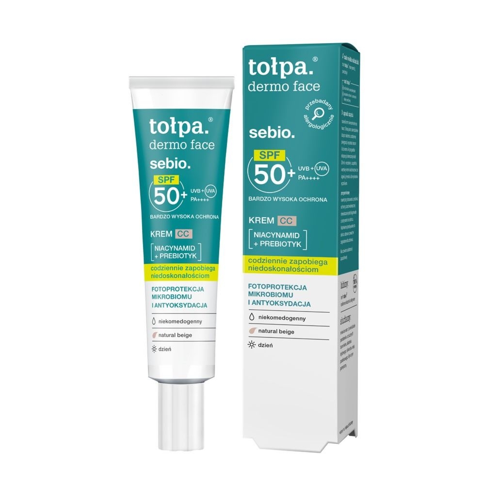 Tołpa. Sebio. Krem CC SPF 50, na dzień, 40 ml​
