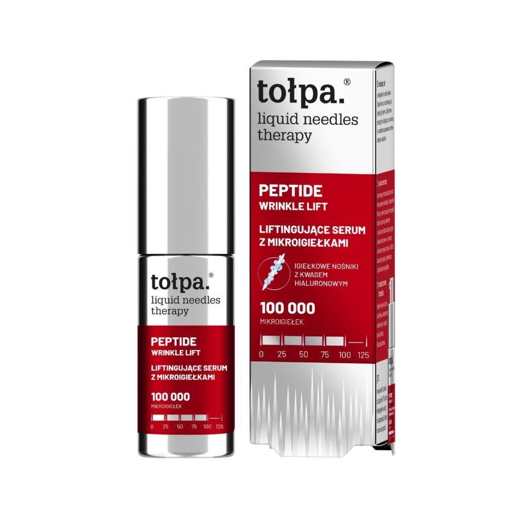 Tołpa. Liquid needles therapy liftingujące serum z mikroigiełkami, peptide wrinkle lift, 30 ml