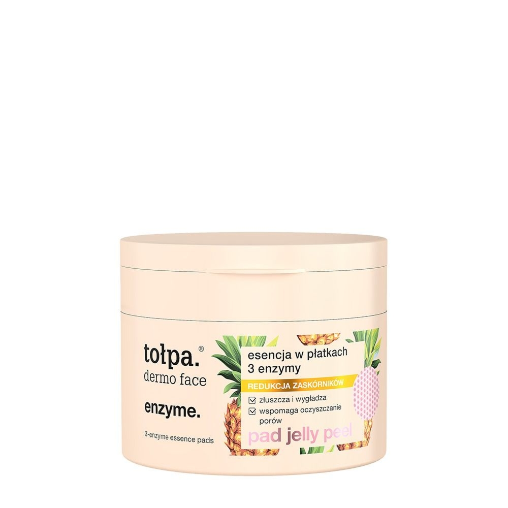 Tołpa. Enzyme. Esencja w płatkach 3 enzymy, PAD jelly peel, 50 szt.