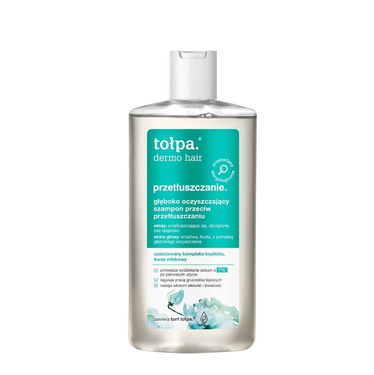 Tołpa. Przetłuszczanie głęboko oczyszczający szampon przeciw przetłuszczaniu, 250 ml 