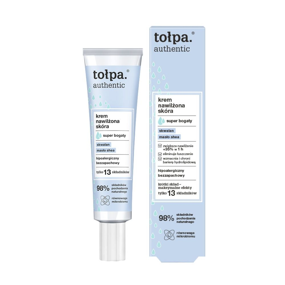 Tołpa. Authentic krem nawilżona skóra, 40 ml