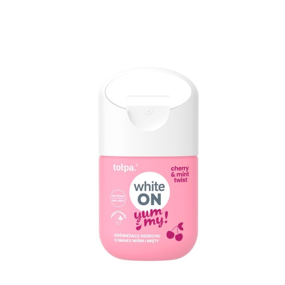 Tołpa. Yummy! odświeżacz oddechu o smaku wiśni i mięty, 20 ml