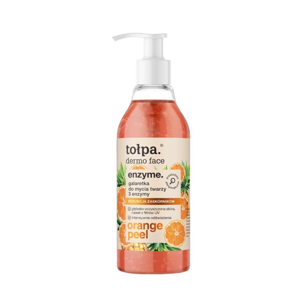 Tołpa. Enzyme. Galaretka do mycia twarzy 3 enzymy, 195 ml
