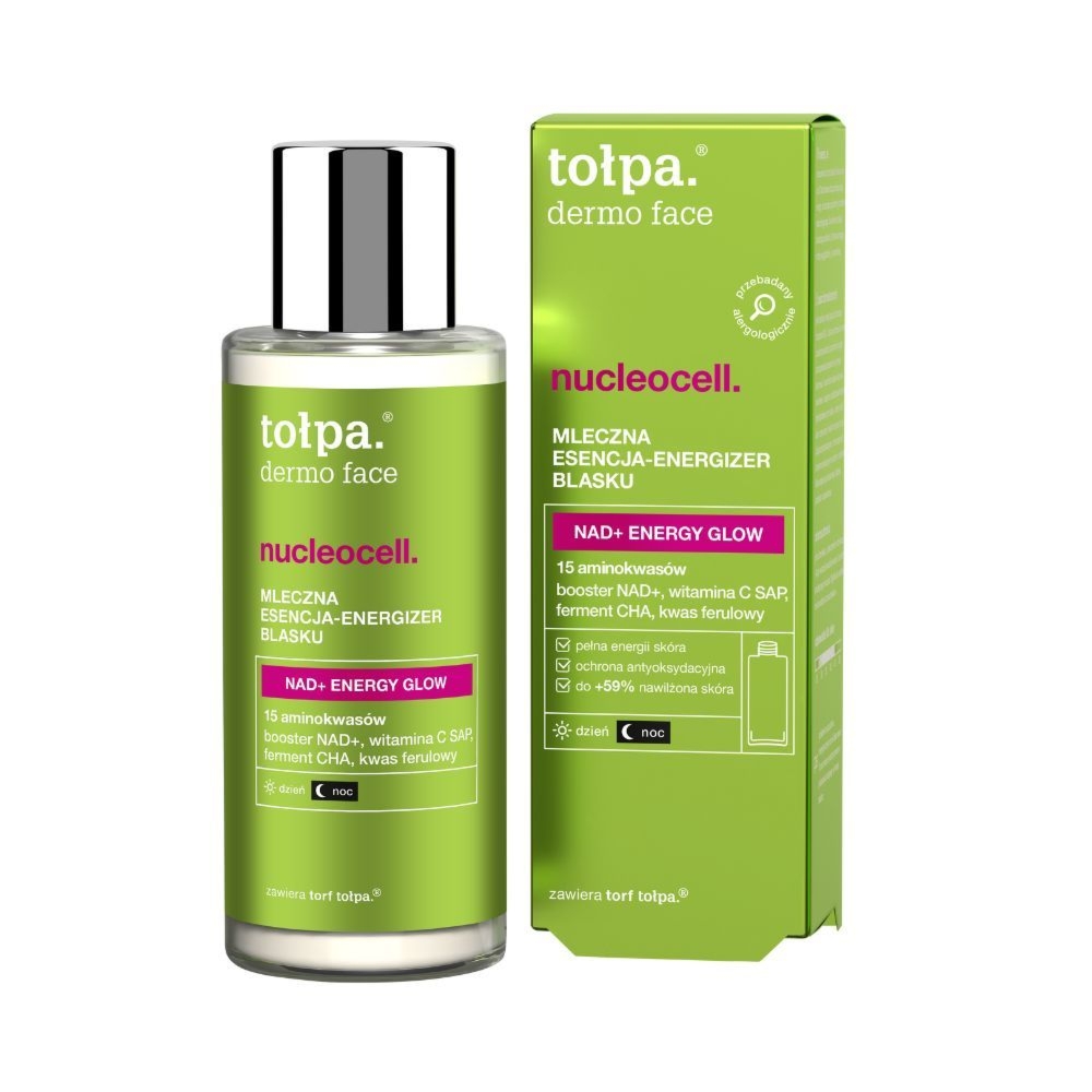 Tołpa. Nucleocell. Mleczna esencja-energizer blasku, na dzień i na noc, 100 ml