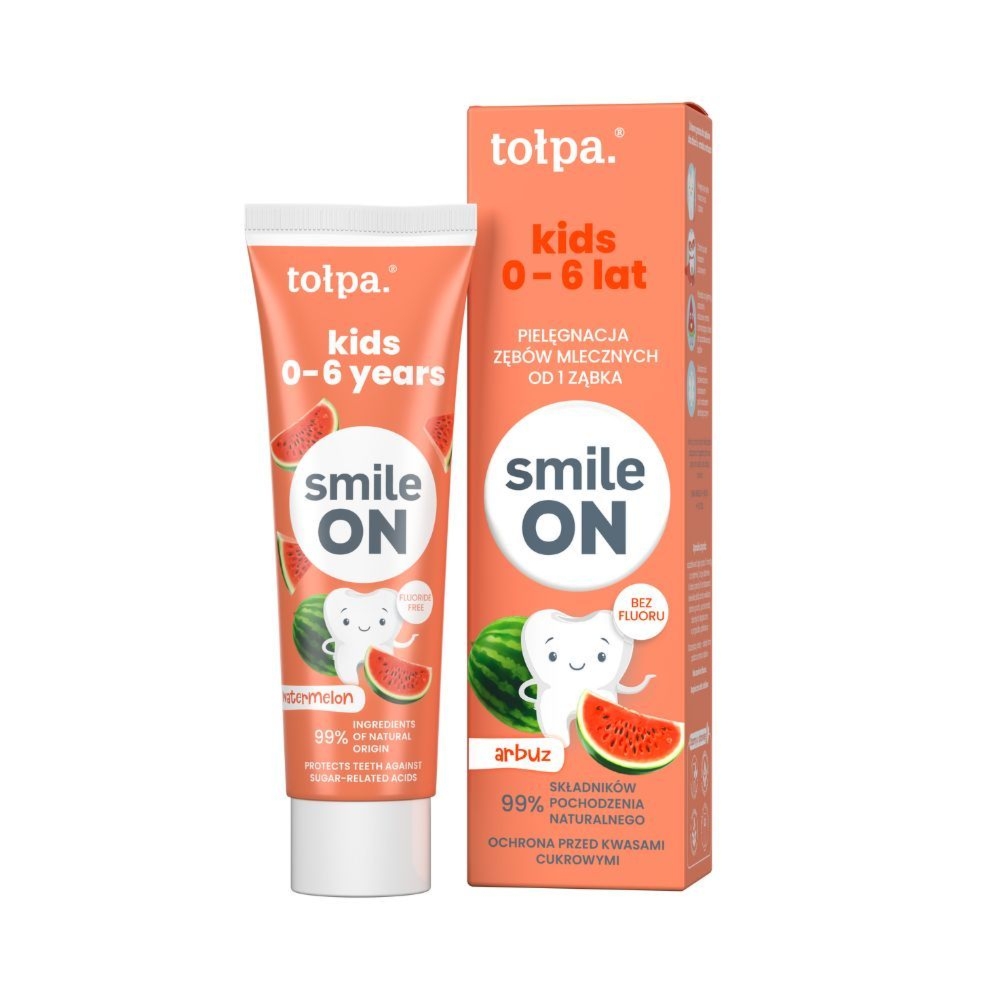 Tołpa. Kids 0-6 lat ON CHILDREN KIDS 0-6 PASTA DO ZĘBÓW ARBUZ 75 ML.