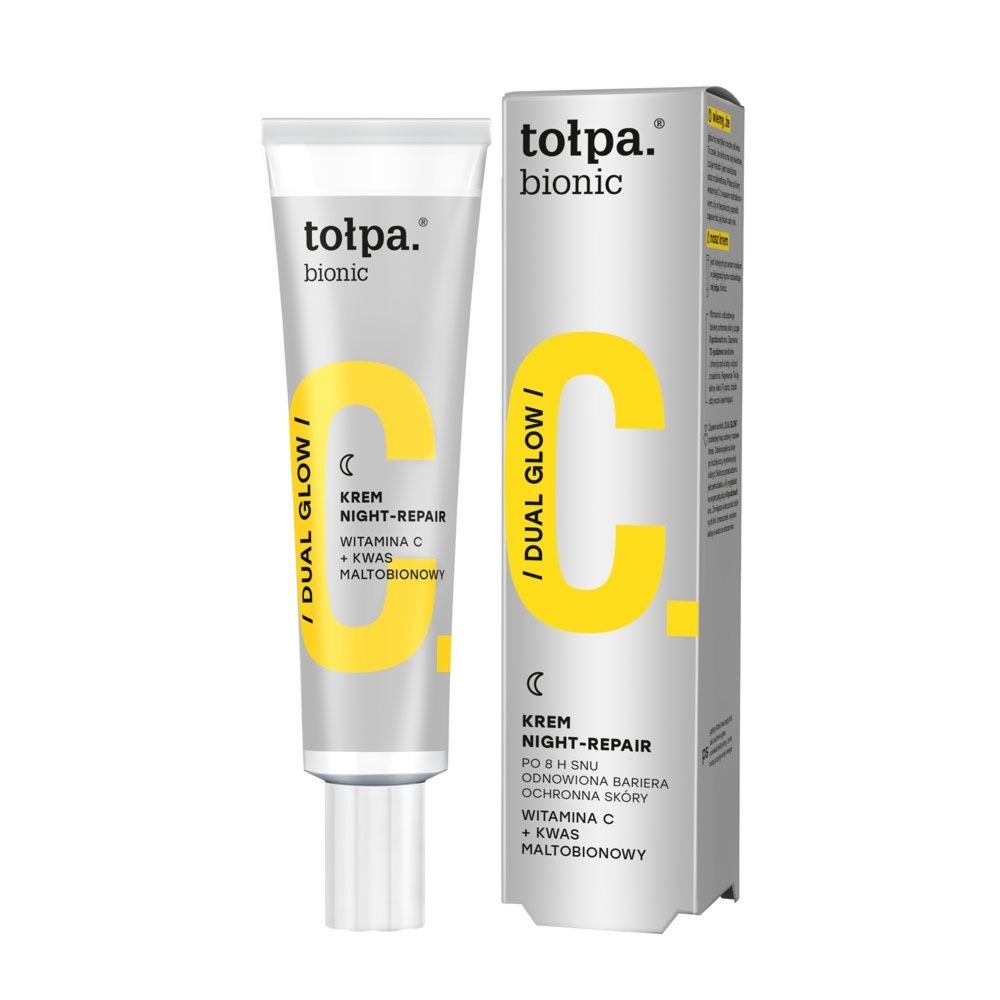 Tołpa. DUAL GLOW krem night-repair, 40 ml
