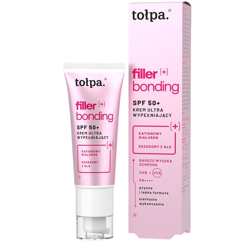 Tołpa. Filler (+) bonding ultra wypełniający krem z maksymalną ochroną SPF 50+ ,  40 ml