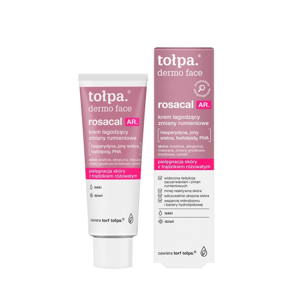 Tołpa. Rosacal AR. Krem łagodzący zmiany rumieniowe na dzień, 40 ml