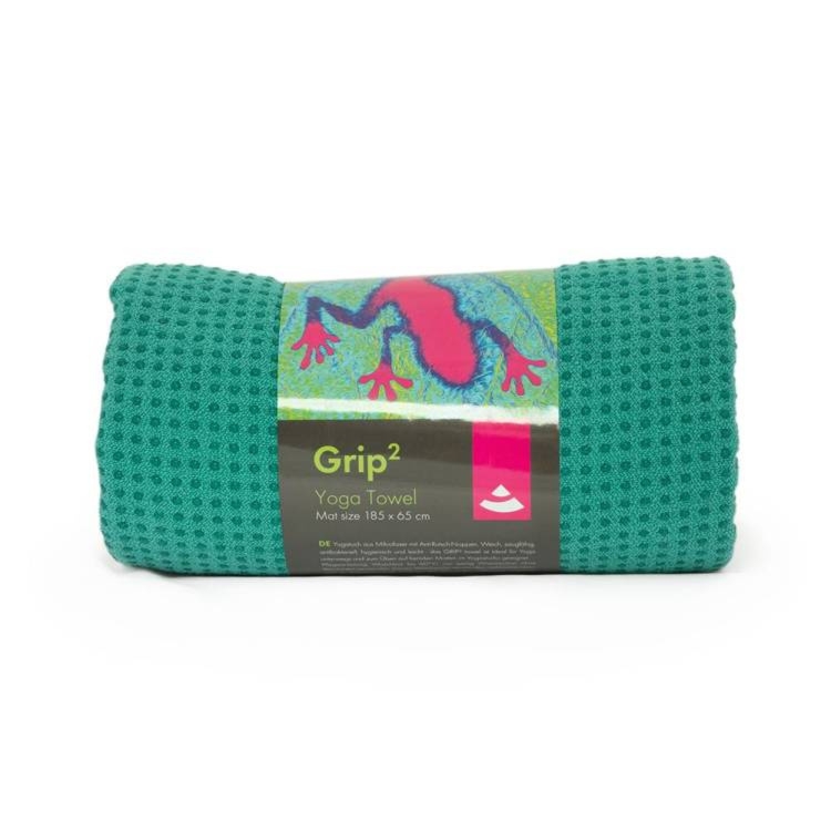 Ręcznik do jogi GRIP2 turkusowy