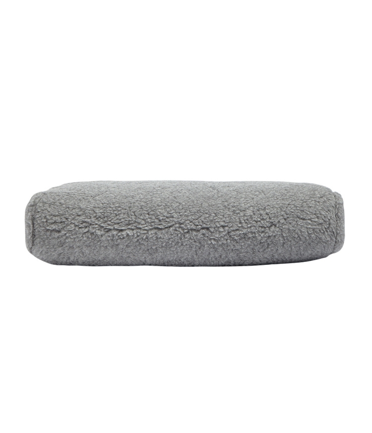 Prostokątny bolster do jogi Manduka Wool Grey
