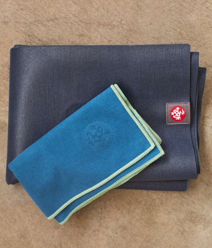 Podróżna mata do jogi Manduka eKO SuperLite Travel 1.5mm - Leaf Green