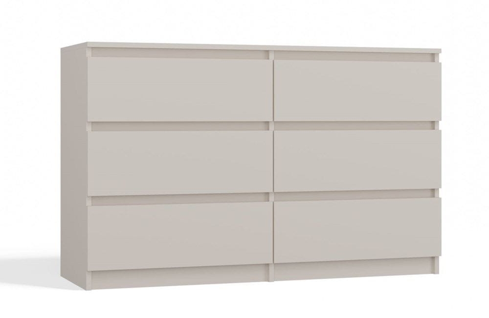 Duża komoda, nowoczesna, Malwa, 120x30x75 cm, kaszmir