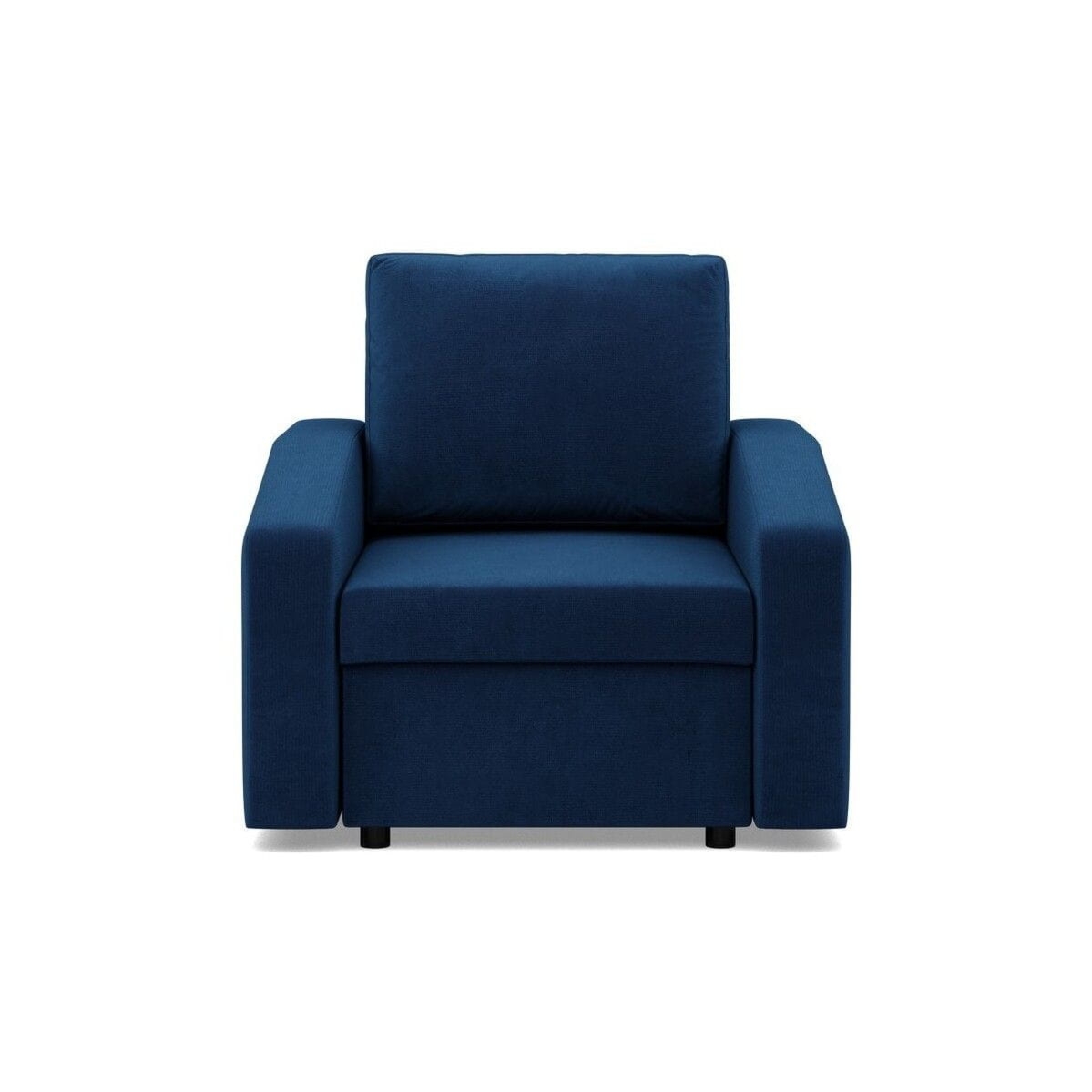 Fotel do salonu, BLOM, velvet, 83x92x92 cm, granatowy