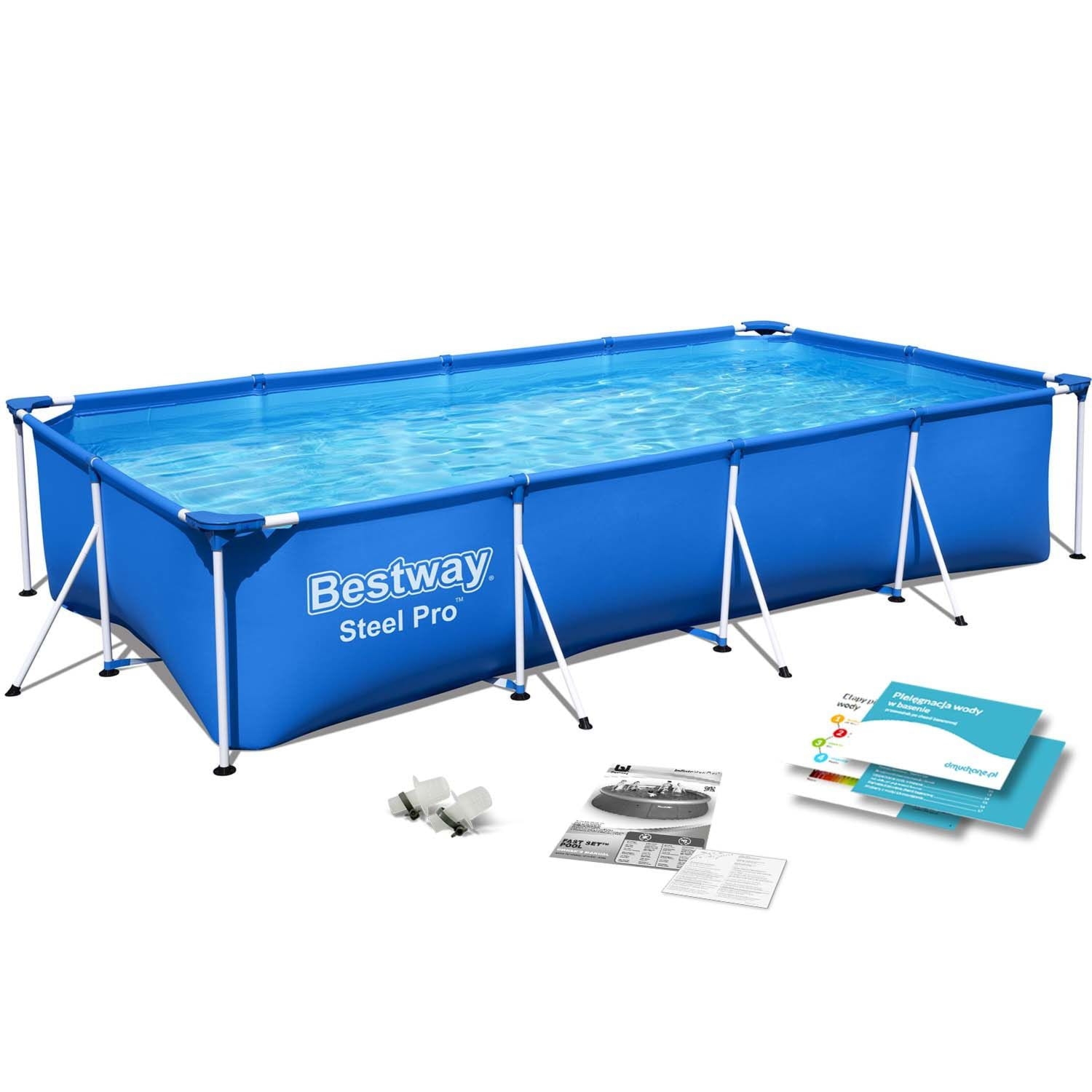Basen ogrodowy stelażowy, 5w1, Bestway, 400x211x81 cm