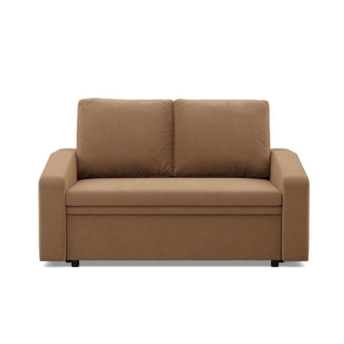 Sofa z funkcją spania, BLOM, Mikrofaza, 148x87x90 cm, cappuccino