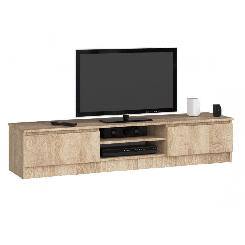 Szafka rtv, NOVA 160x40x33 cm, dąb sonoma, mat