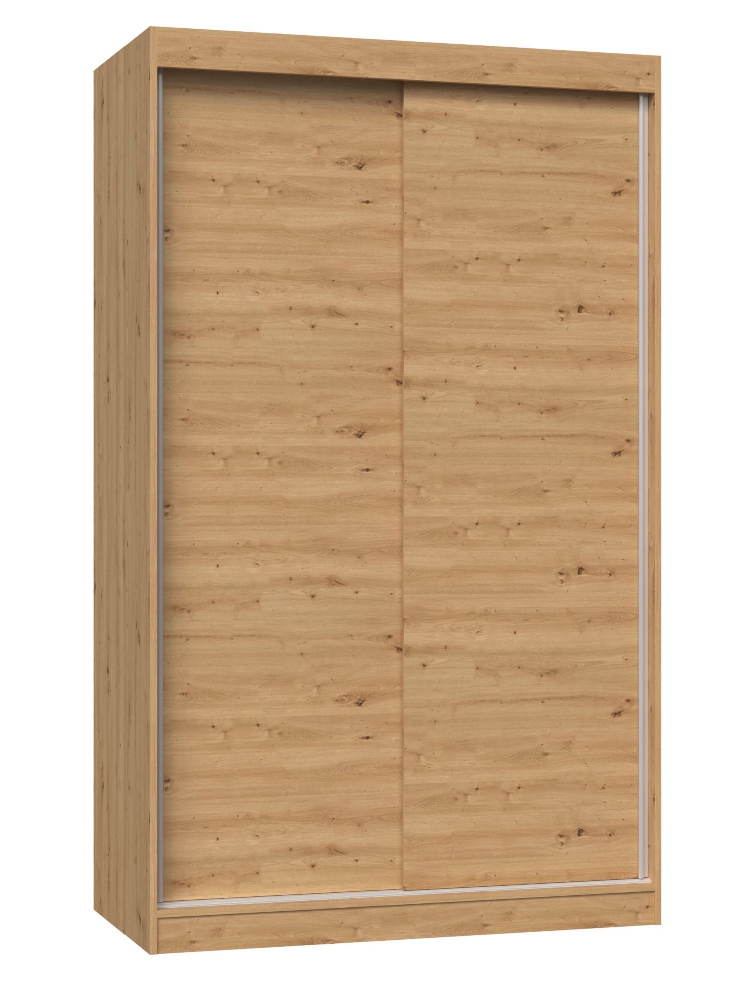 Szafa do sypialni, drzwi przesuwne, Iga, 120x61x200 cm, dąb artisan, mat