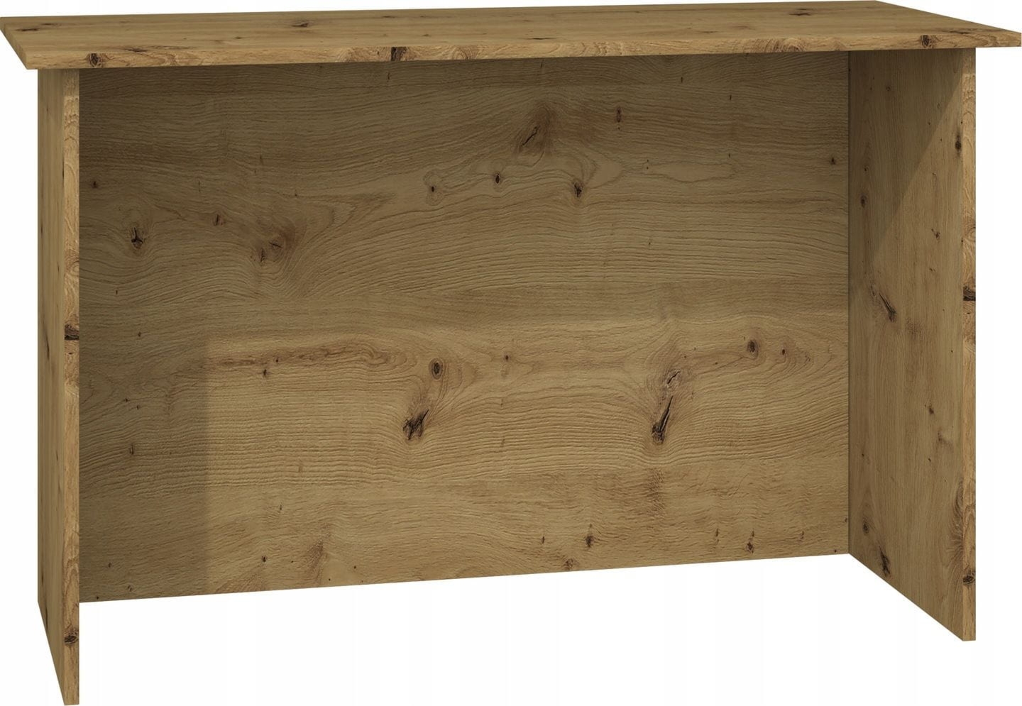 Biurko do pokoju, szkolne, komputerowe, standard, 120x60x75 cm, dąb artisan