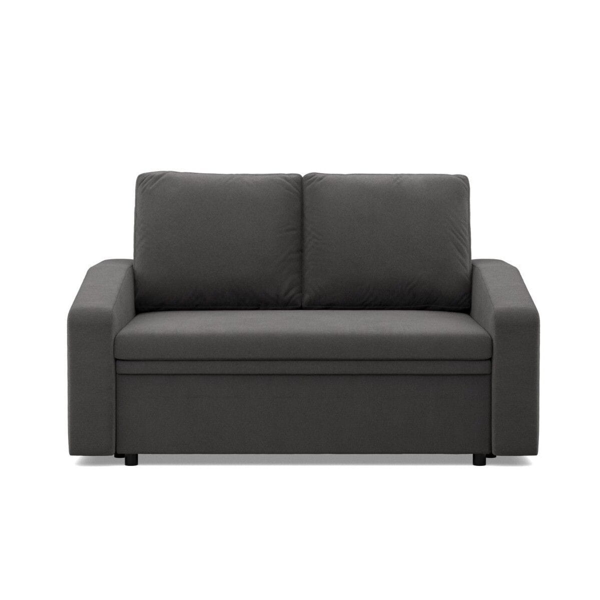 Sofa z funkcją spania, BLOM, Mikrofaza, 148x87x90 cm, szary