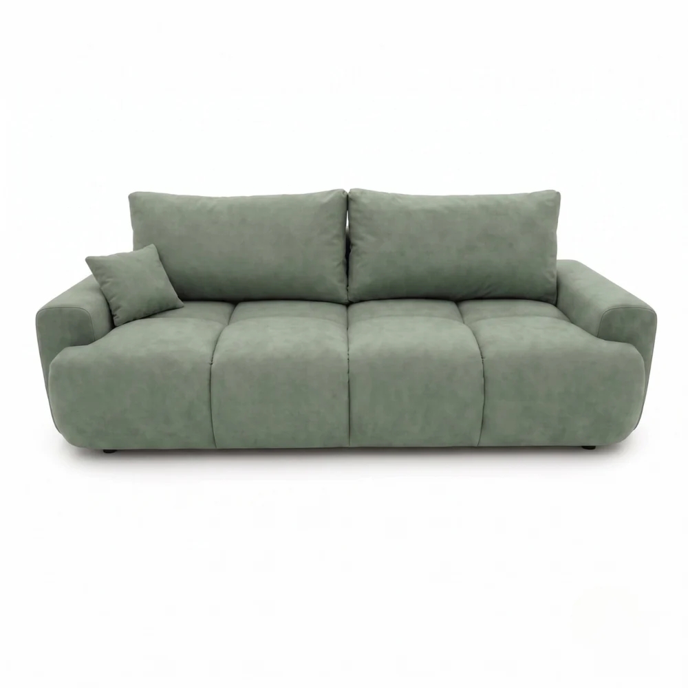 Kanapa, PELAGO, velvet, 239x102x93 cm, jasny zielony