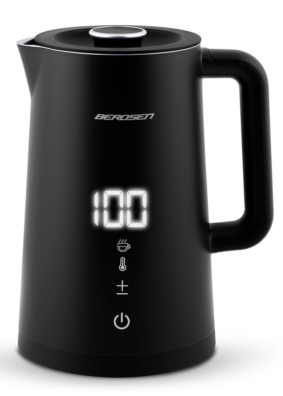 Ergonomiczny czajnik elektryczny, 1,7L, Berdsen, czarny