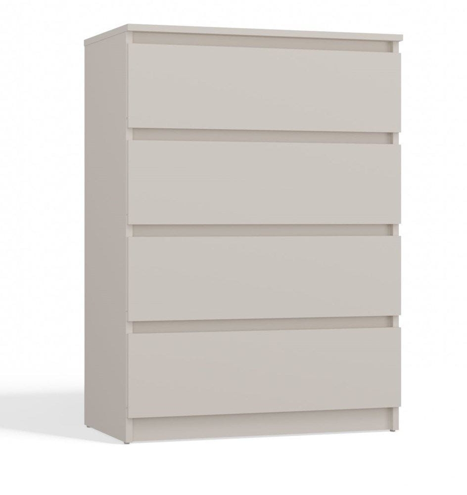 Komoda z 4 szufladami, Malwa, 70x40x97 cm, kaszmir