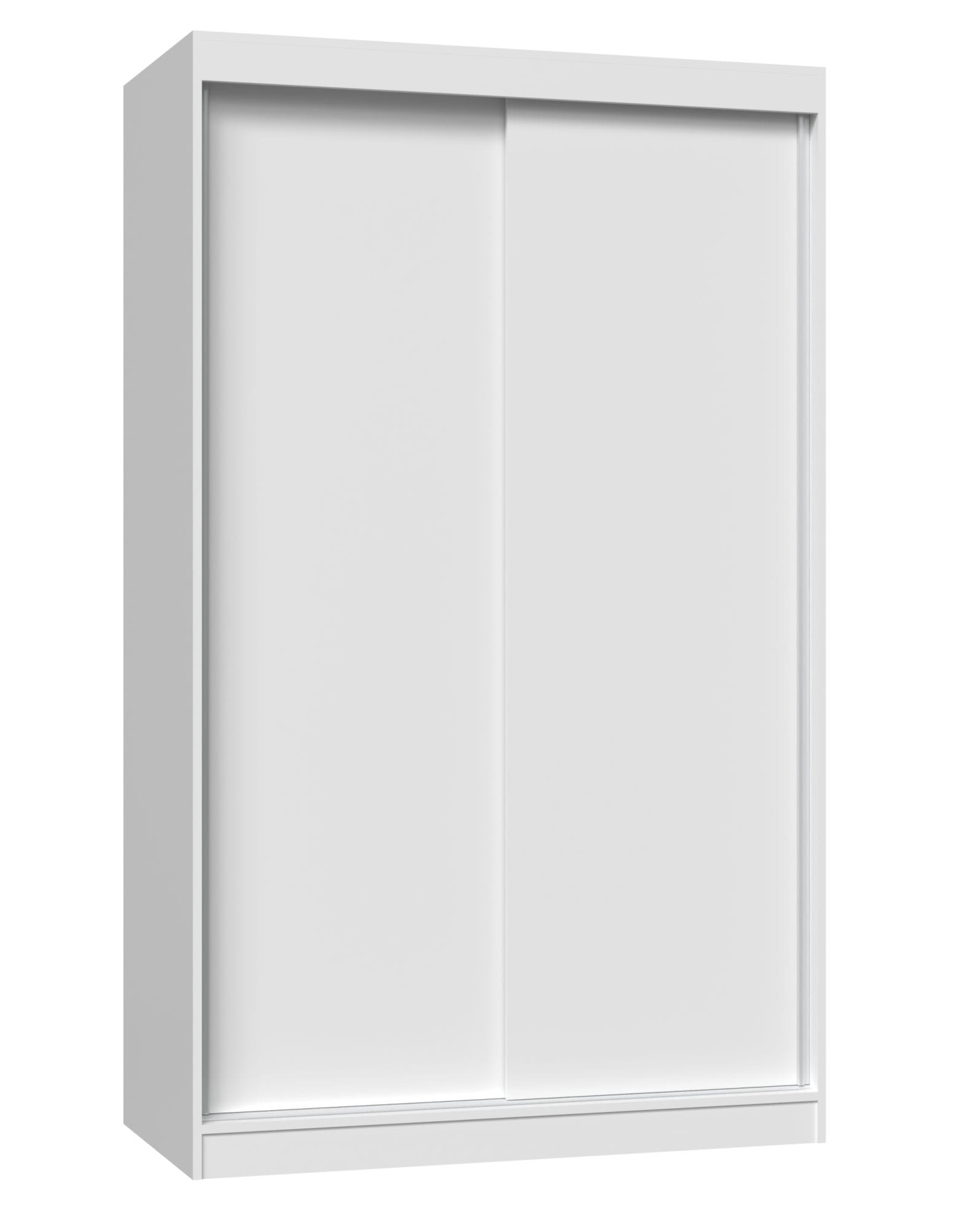 Szafa do sypialni, drzwi przesuwne, Iga, 120x61x200 cm, biel, mat