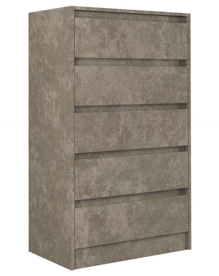 Komoda do sypialni, pokoju, K5, 70x43x124 cm, beton