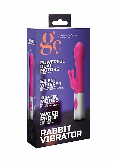 Wibrator KRÓLICZEK dwa mocne silniczki - Rabbit Vibrator - Pink