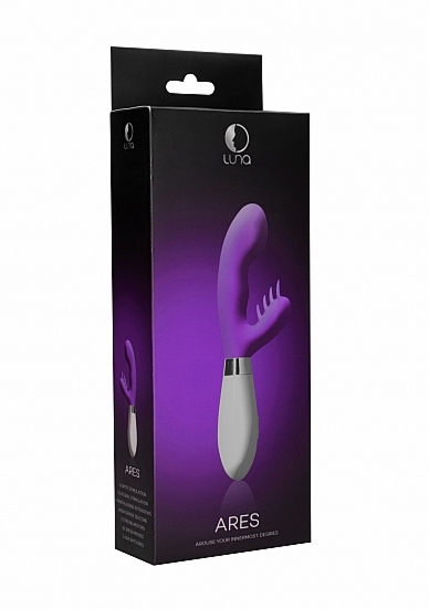 WIBRATOR stymulator ŁECHTACZKI Ares - Ares - Purple