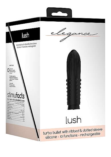 Turbo Bullet Lush - Turbo Rechargeable Bullet - Lush - Black
