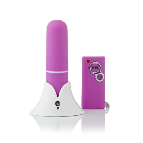 SexShop - Mini wibrator jajeczko ze zdalnym sterowaniem - NU Sensuelle Remote Control Wireless fioletowy - online