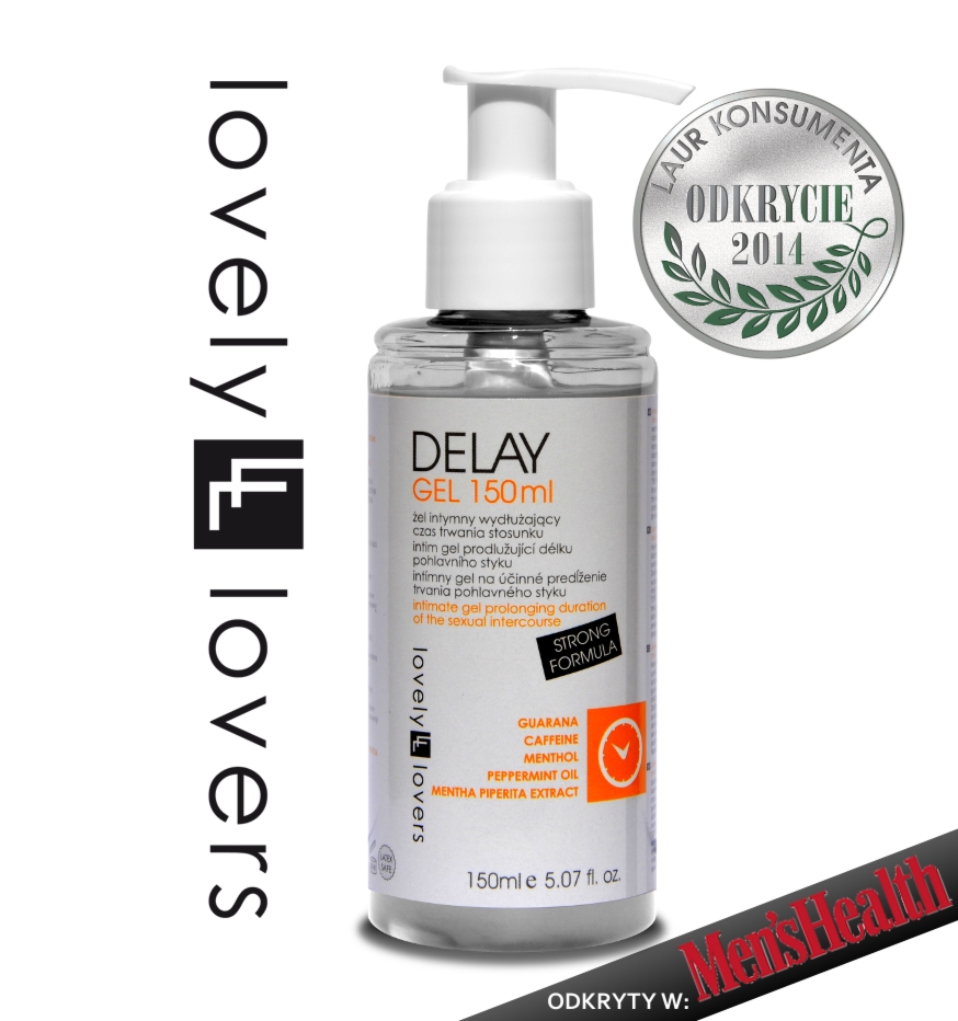 SexShop - Żel opóźniający z guaraną i kofeiną - Lovely Lovers DELAY GEL 150ml - online