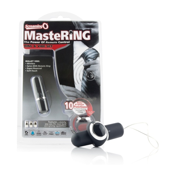 SexShop - Wibrator z pilotem - The Screaming O MasteRing Remote with Bullet - online