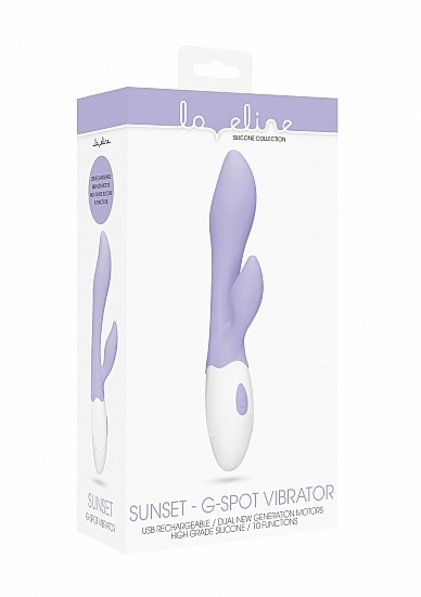 WIBRATOR do punktu G i łechtaczki Sunset - G-spot Vibrator - Sunset - Purple