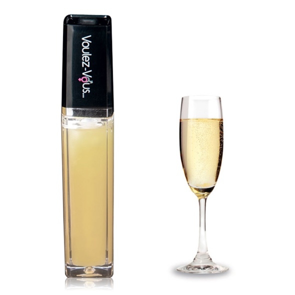 SexShop - Błyszczyk stymulujący - Voulez-Vous... Light Gloss - Szampan i truskawki - online