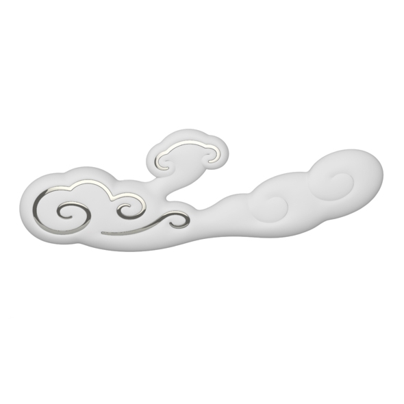 SexShop - Najlżejszy Wibrator ze stymulaorem łechtaczki - Sky by Ave Alto L Rabbit Vibrator Biały - online