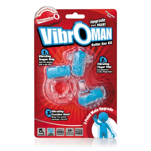 SexShop - Wibrator na palce, język, członka - The Screaming O VibroMan - online
