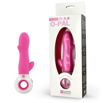 SexShop - Wibrator do punktu G z rączką LoversPremium - O-Pal Flora różowy - online