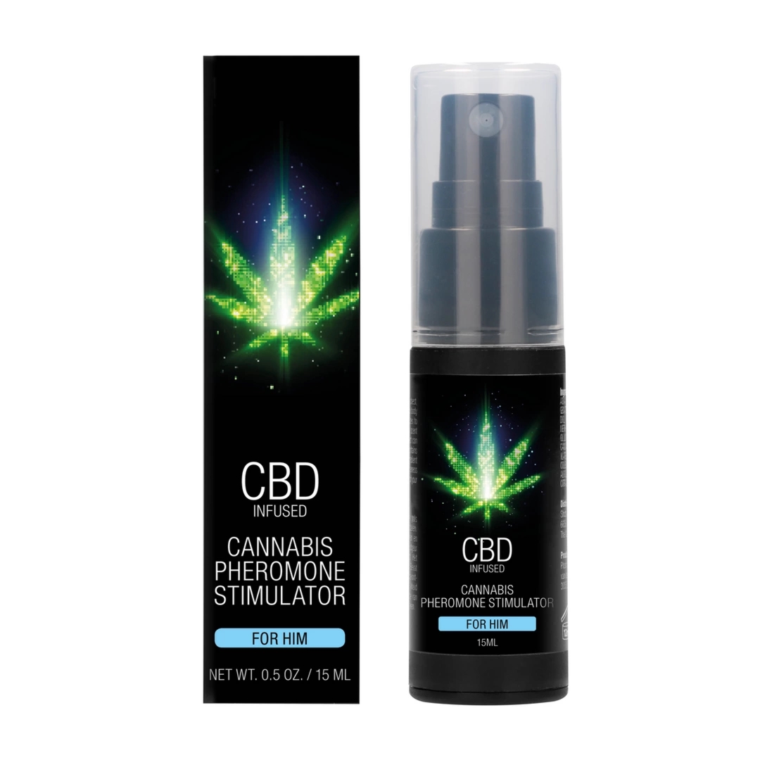 Pharmquests Shots perfumy z feromonami dla mężczyzn CBD 15 ml – Sensfeel, lekka mgiełka