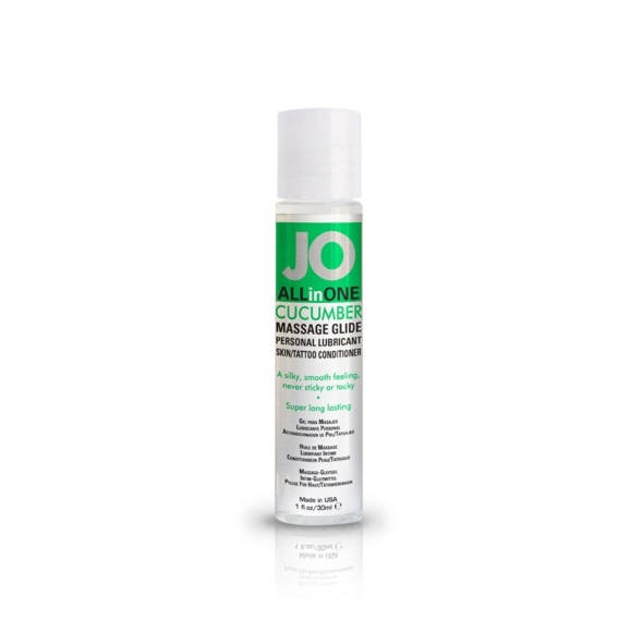 SexShop - Żel do masażu  i lubrykant - System JO Massage Glide Cucumber 30 ml OGÓREK - online