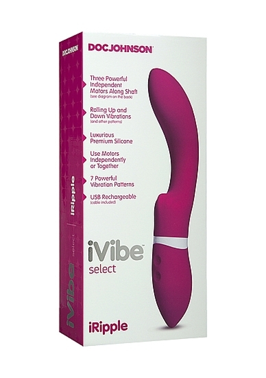 Silikonowy Wibrator  3 Silniki - Różowy 6027-09-BX - Ivibe Select - Iripple - Pink 