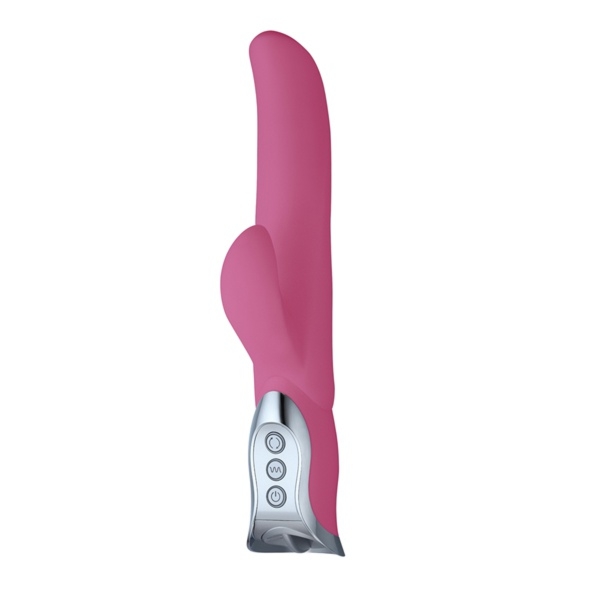 SexShop - Wibrator ze stymulatorem łechtaczki - Vibe Therapy Grandiose różowy - online